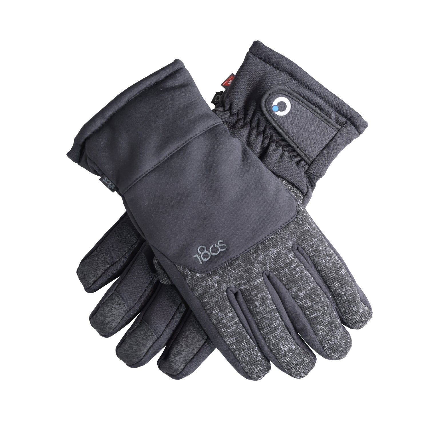 Aztec Gloves Men Charcoal Heather