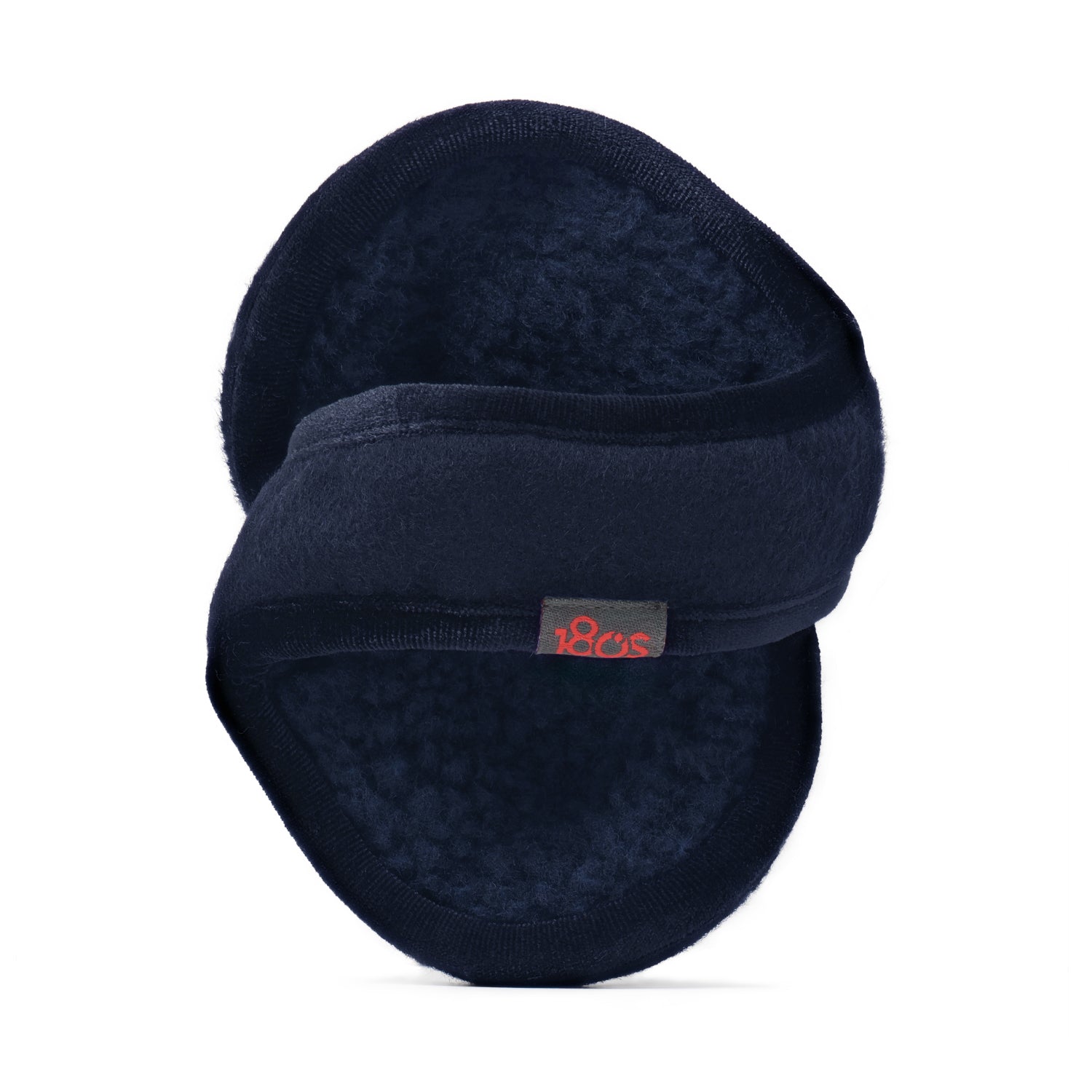 Wool Ear Warmer Men Navy Blue
