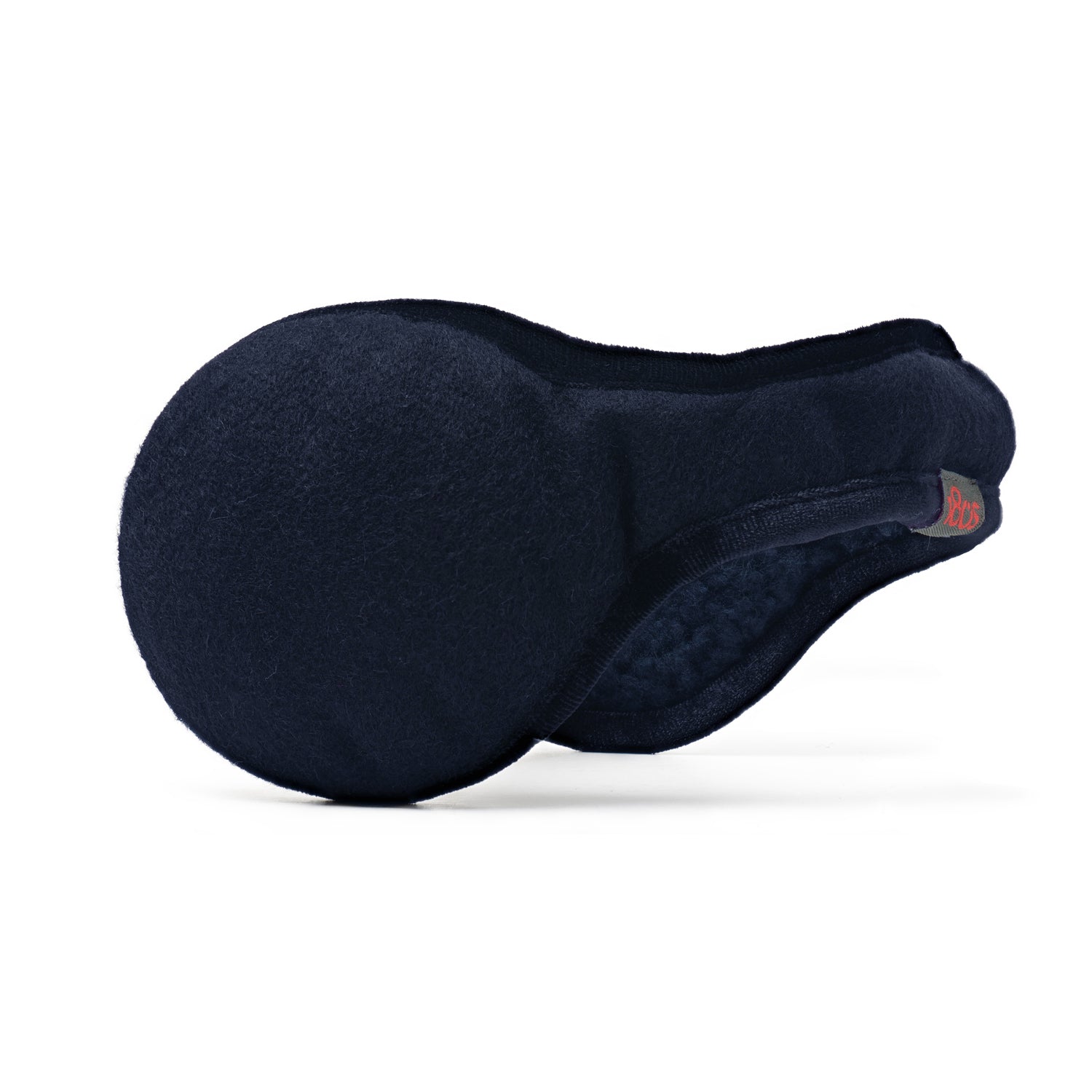 180s Behind-the-Head Earmuffs - Wool Ear Warmer Men Navy Blue