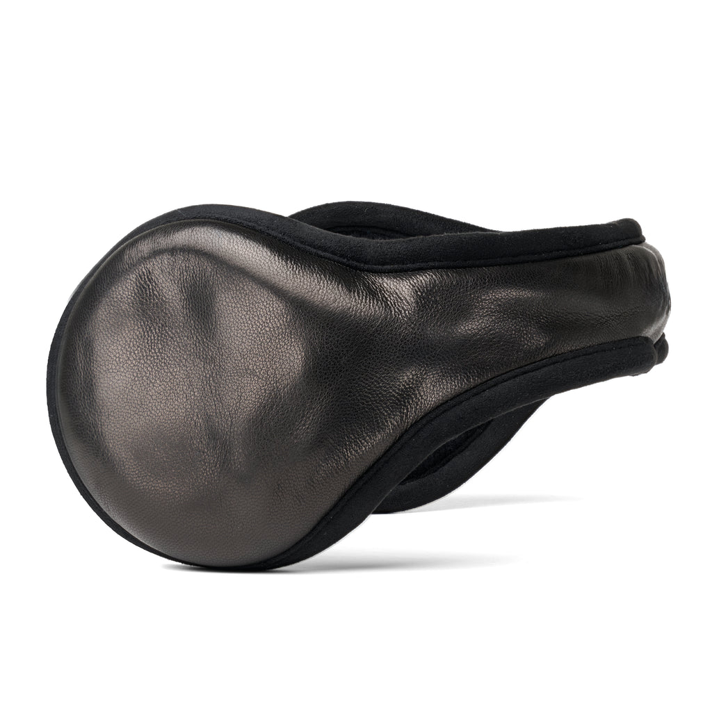 Mens Leather Ear Warmer