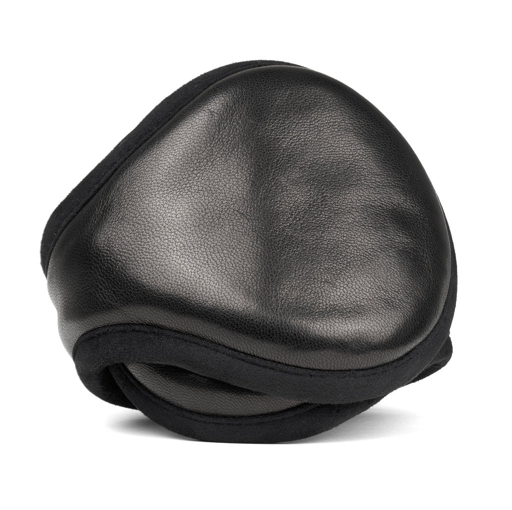Mens Leather Ear Warmer