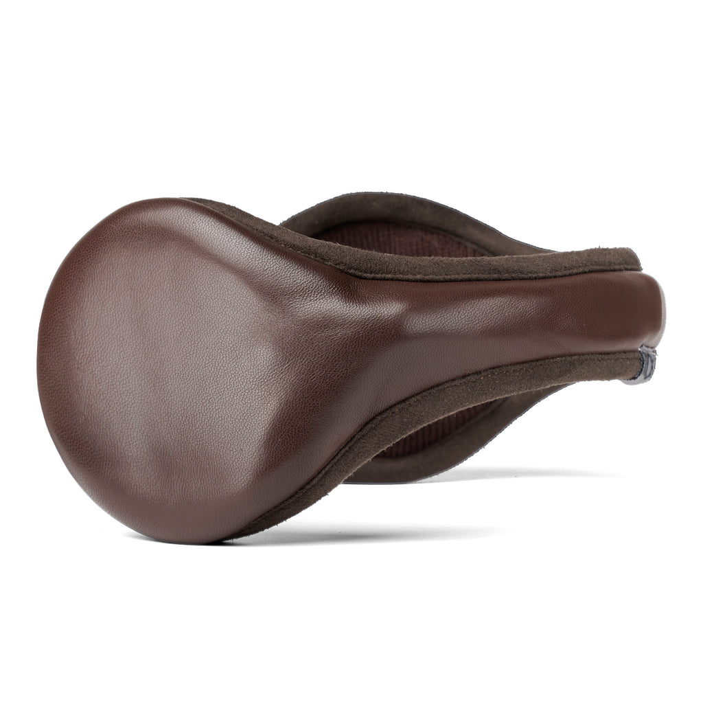 Mens Leather Ear Warmer