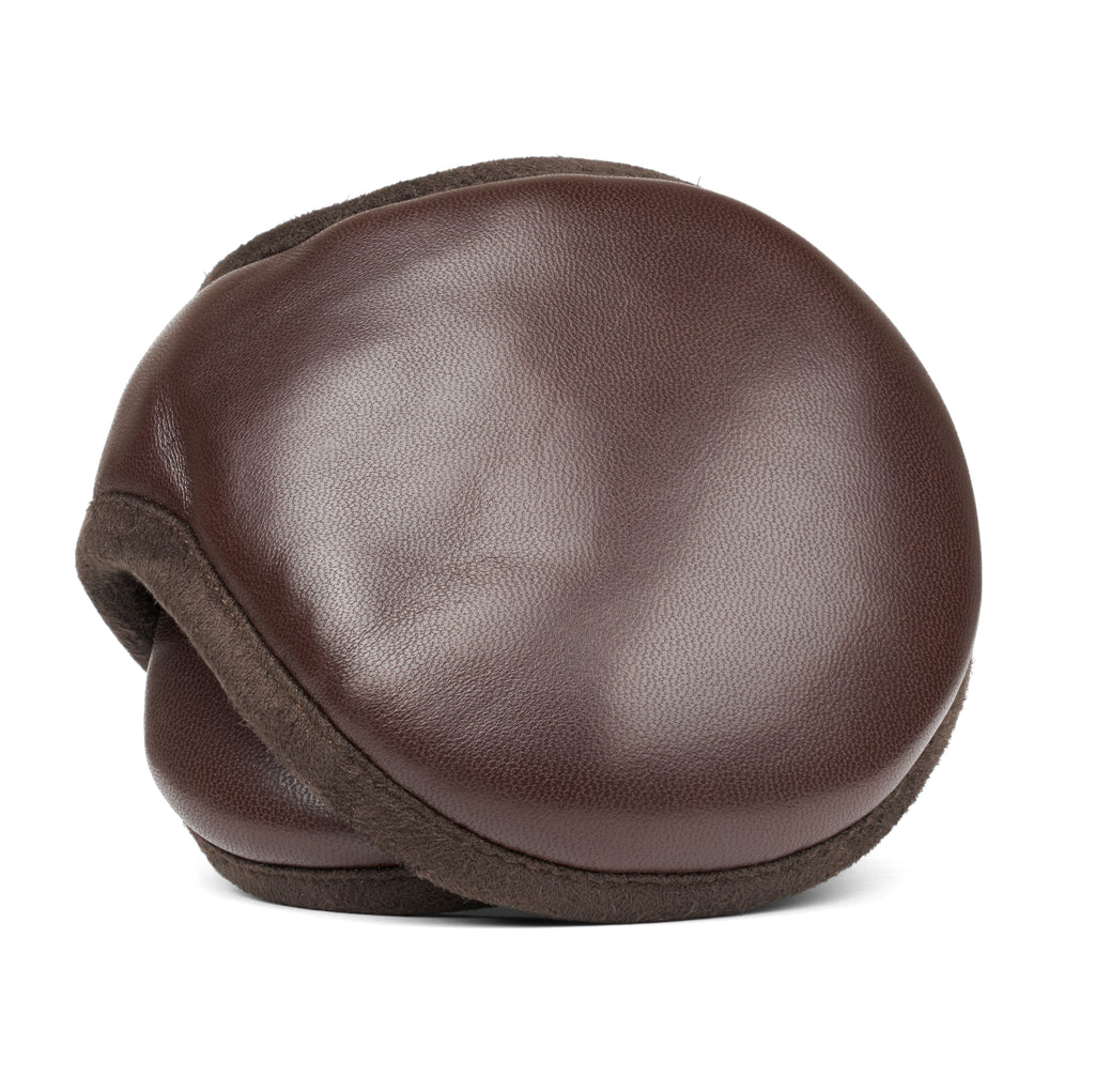 Mens Leather Ear Warmer