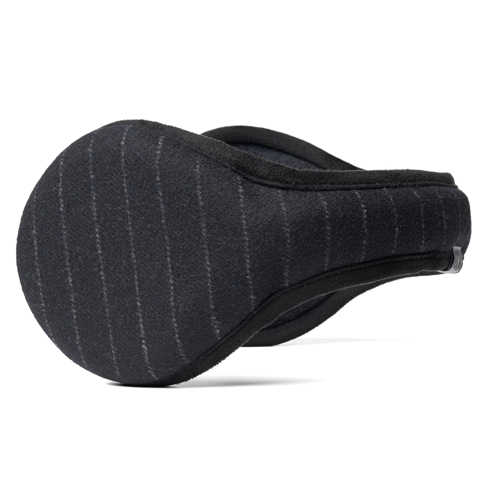 Menswear Pinstripe Ear Warmer