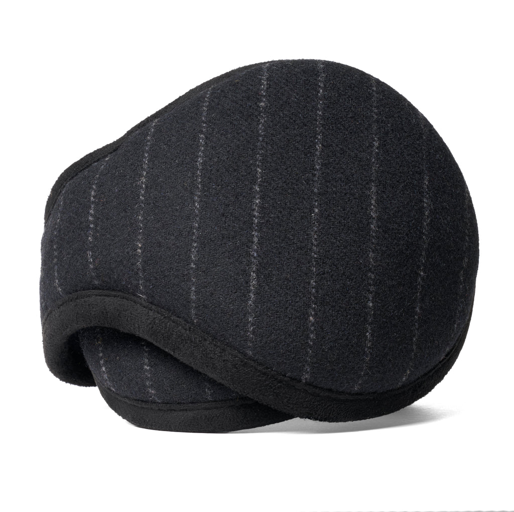 Menswear Pinstripe Ear Warmer