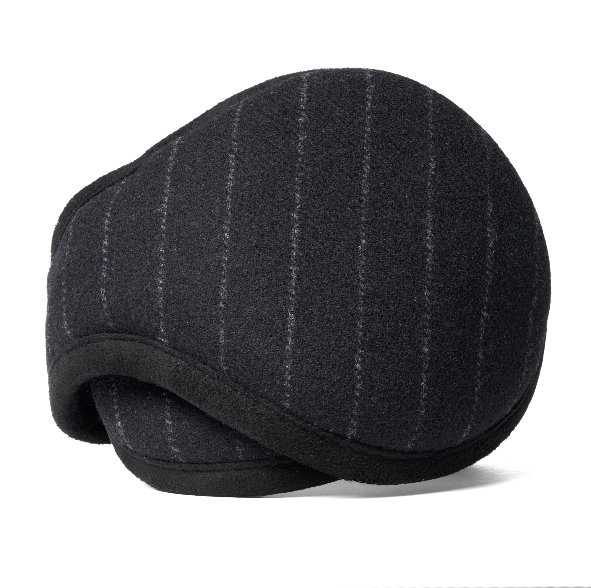Menswear Pinstripe Ear Warmer