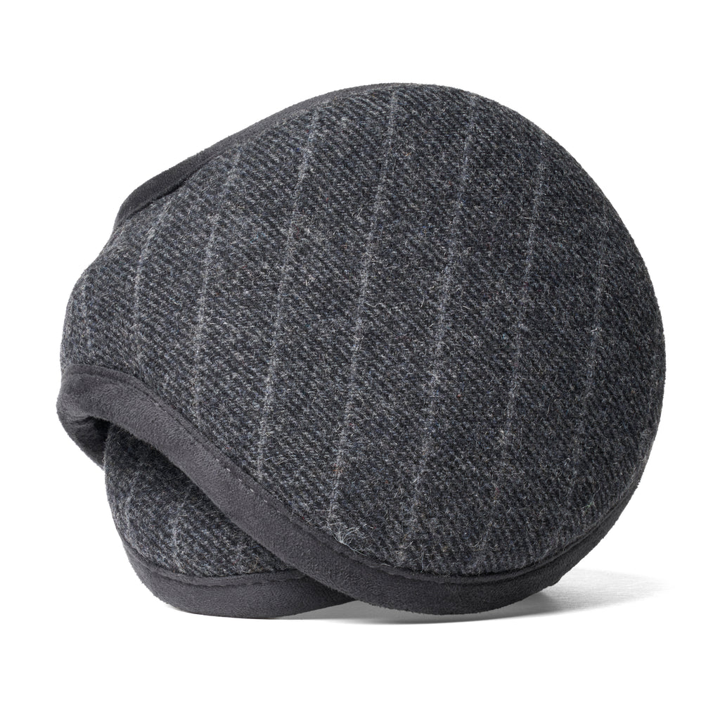 Menswear Pinstripe Ear Warmer