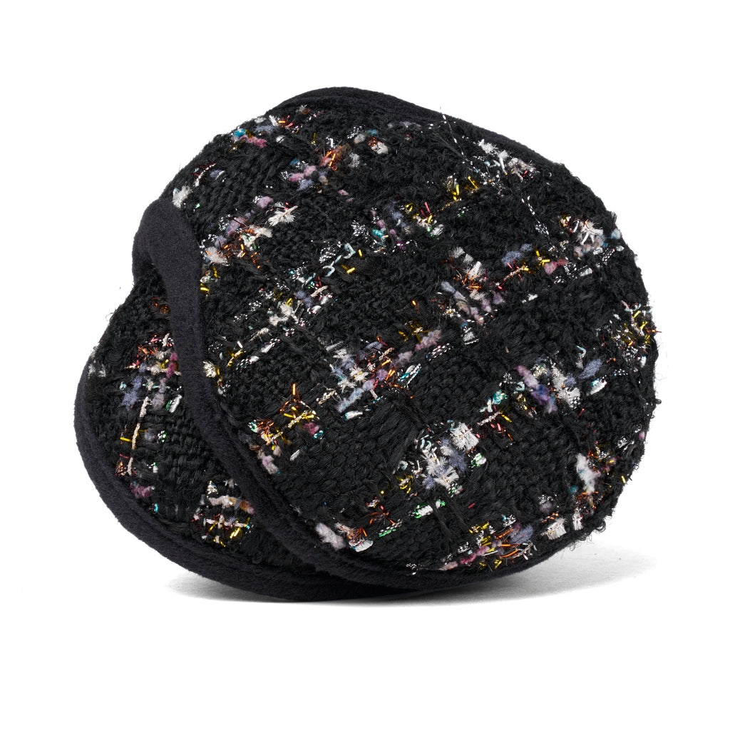 Womens Boucle Tweed Ear Warmer