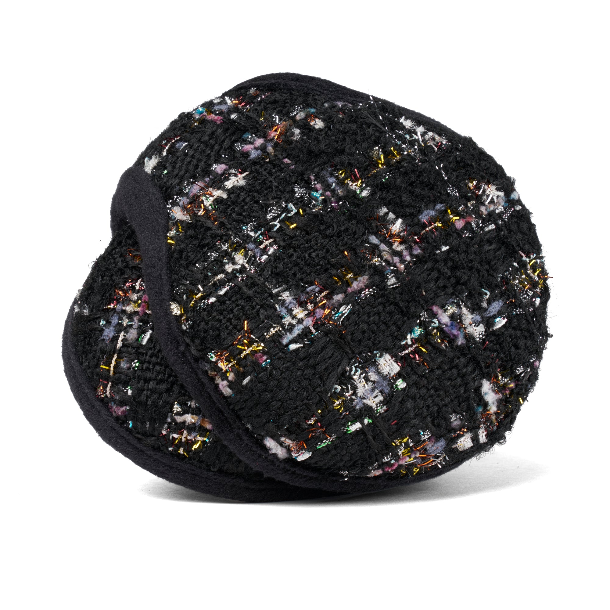 Womens Boucle Tweed Ear Warmer