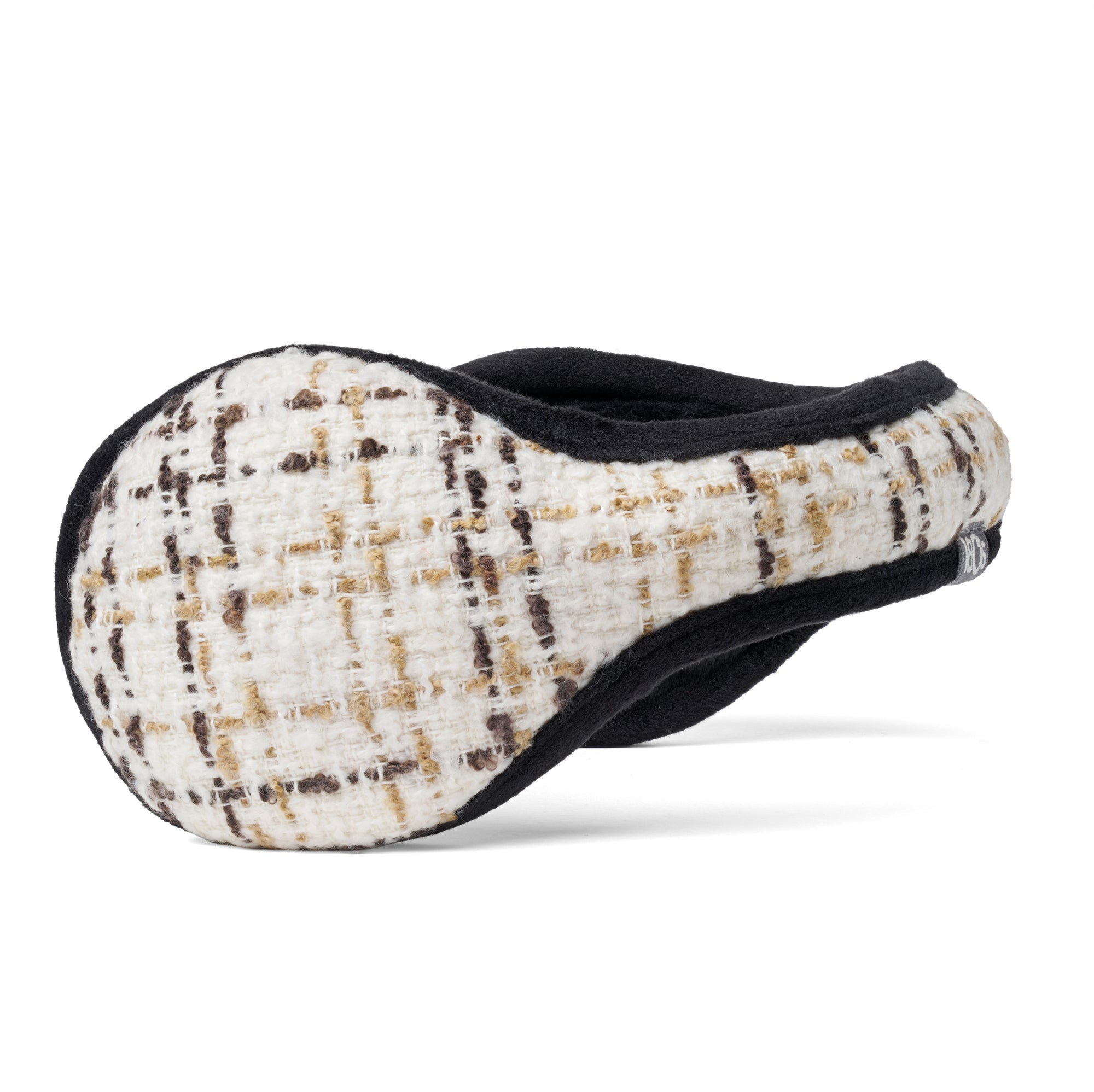 Womens Boucle Tweed Ear Warmer