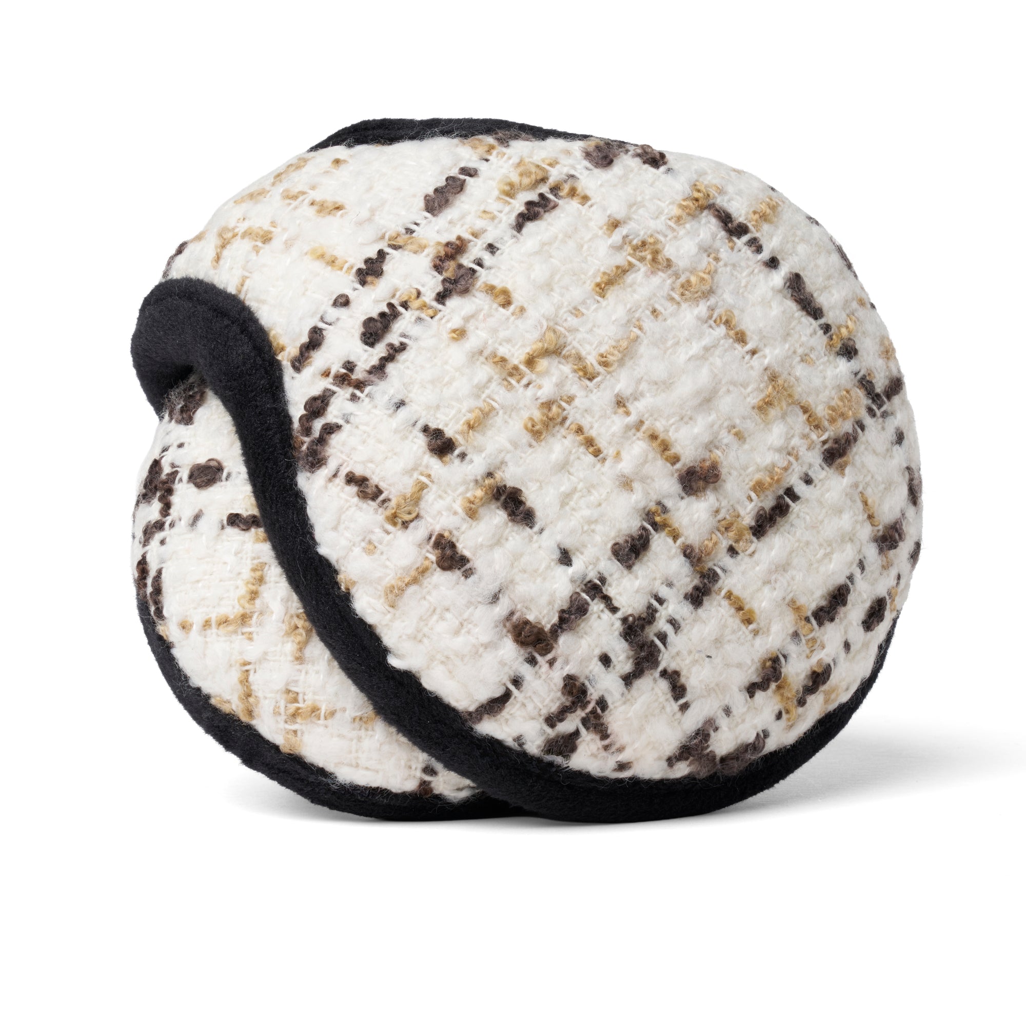 Womens Boucle Tweed Ear Warmer