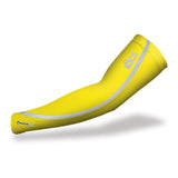 QuantumCool Compression Arm Sleeve - Cyber Yellow, M