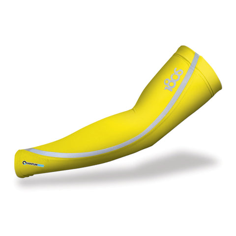 QuantumCool Compression Arm Sleeve - Cyber Yellow, S