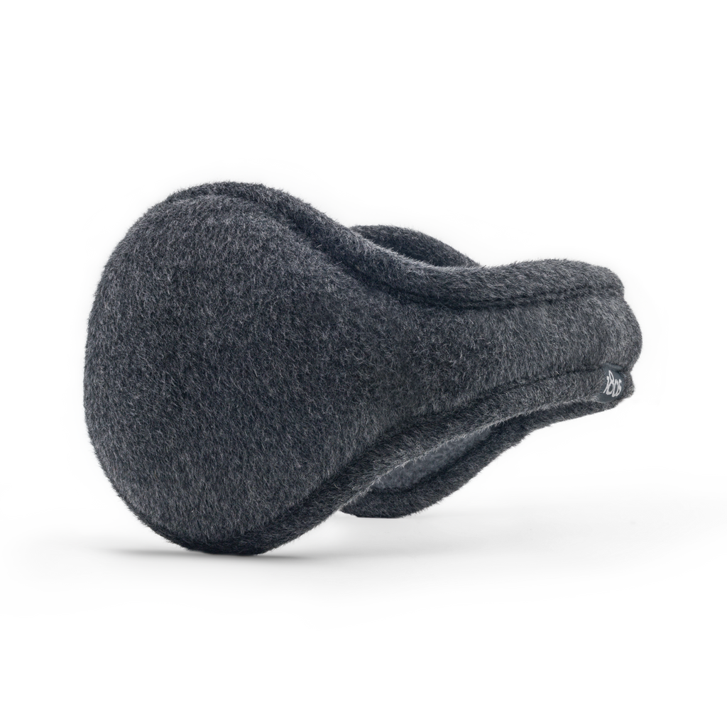 Chesterfield Wool Ear Warmer Men Charcoal Gray