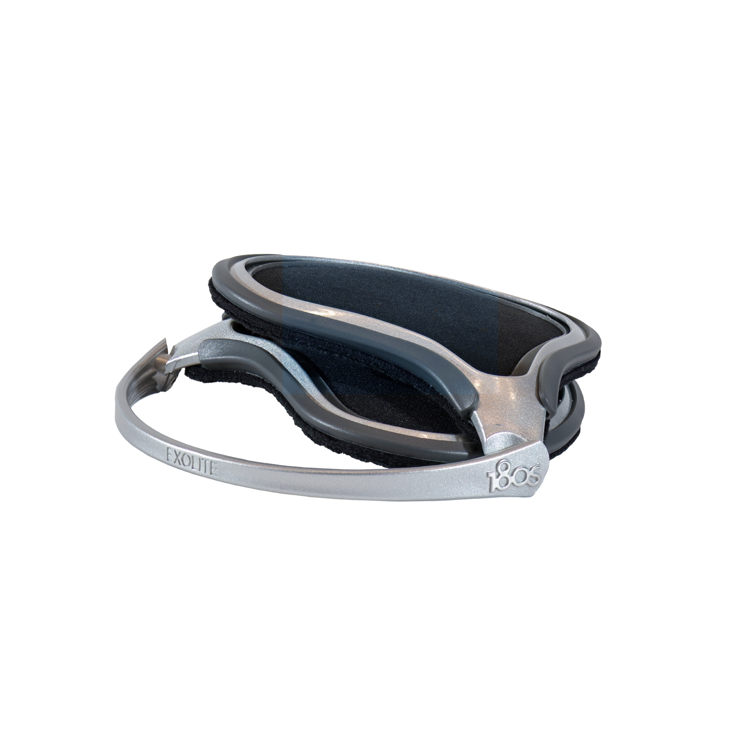 180s Unisex Ultra-Thin & Lightweight EXOLITE Behind-the-head Ear Warmer (Exolite, Silver Metallic)