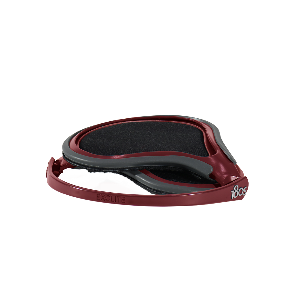 180s Unisex Ultra-Thin & Lightweight EXOLITE Behind-the-head Ear Warmer (Exolite, Maroon)