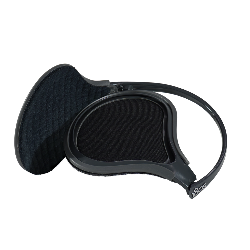180s Unisex Ultra-Thin & Lightweight EXOLITE Behind-the-head Ear Warmer (Exolite, Black)