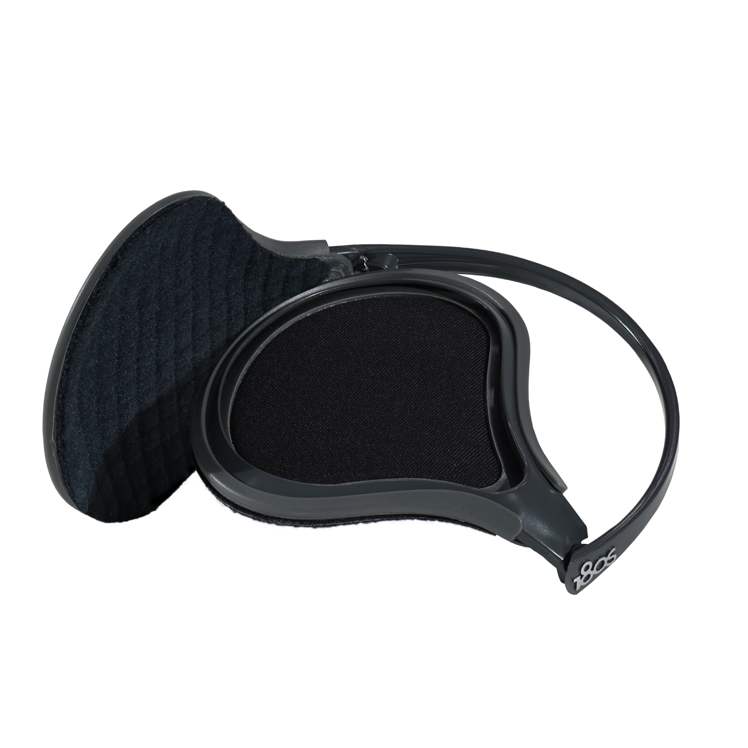180s Unisex Ultra-Thin & Lightweight EXOLITE Behind-the-head Ear Warmer (Exolite, Black)
