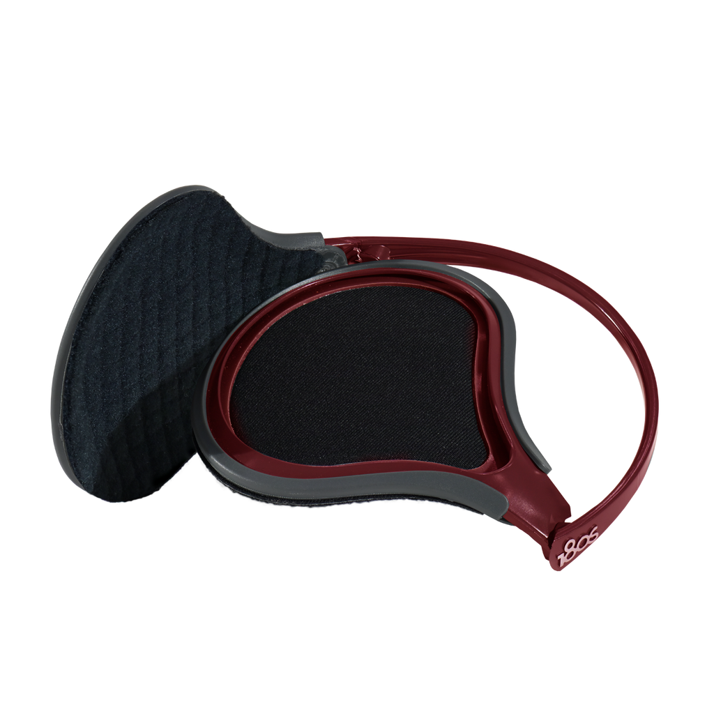 180s Unisex Ultra-Thin & Lightweight EXOLITE Behind-the-head Ear Warmer (Exolite, Maroon)