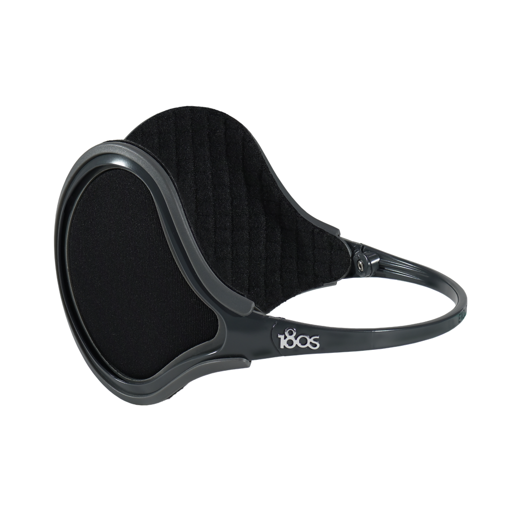 180s Unisex Ultra-Thin & Lightweight EXOLITE Behind-the-head Ear Warmer (Exolite, Black)