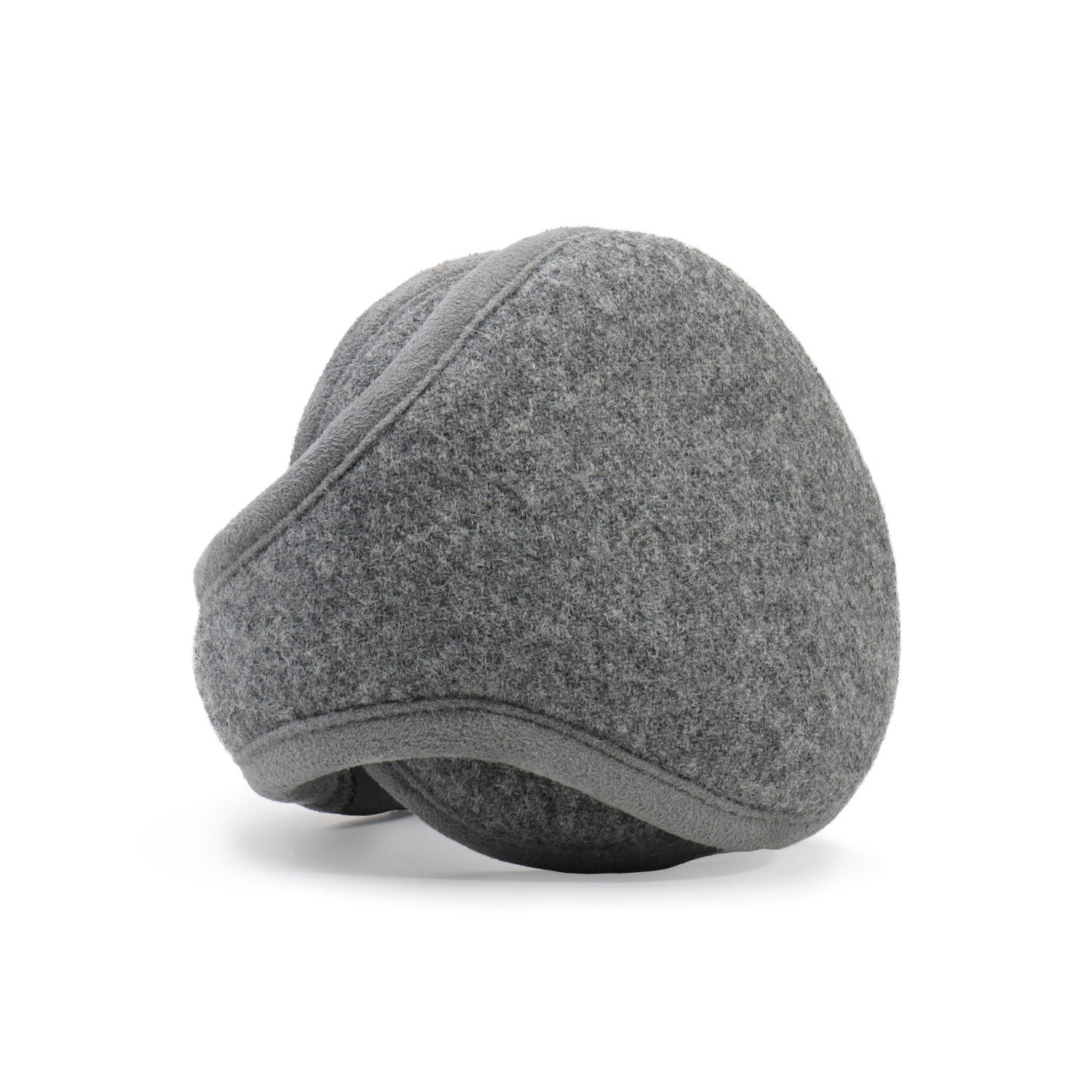 Wool Ear Warmer Men Gray Heather