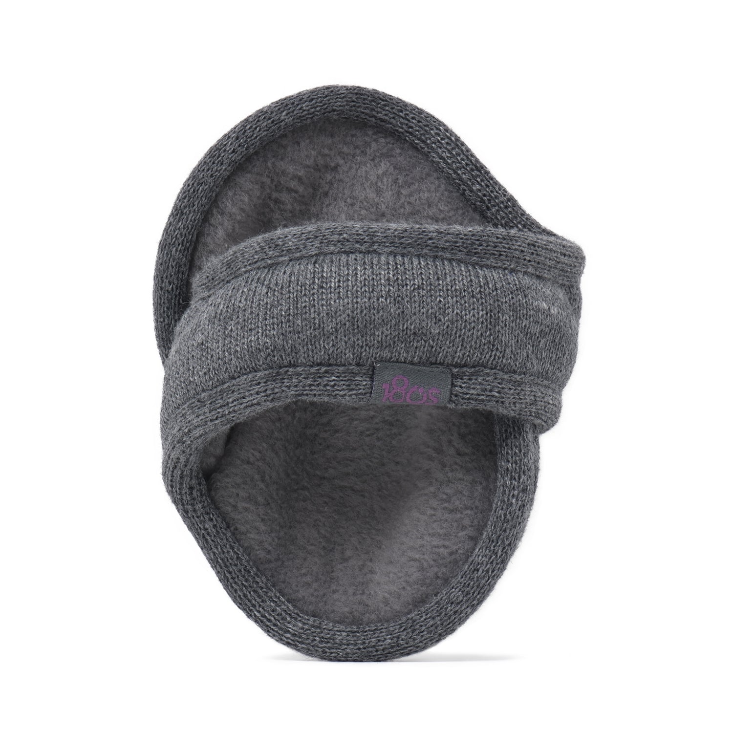 Merino Wool Ear Warmer Men Dark Gray