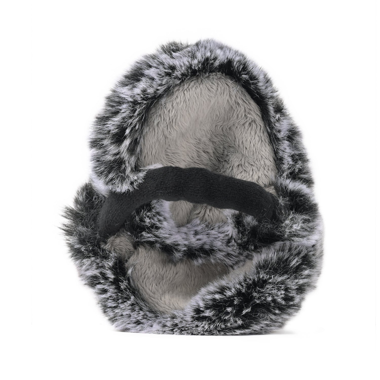 180s Behind-the-Head Earmuffs - Eve Marie Ear Warmer Women Gray