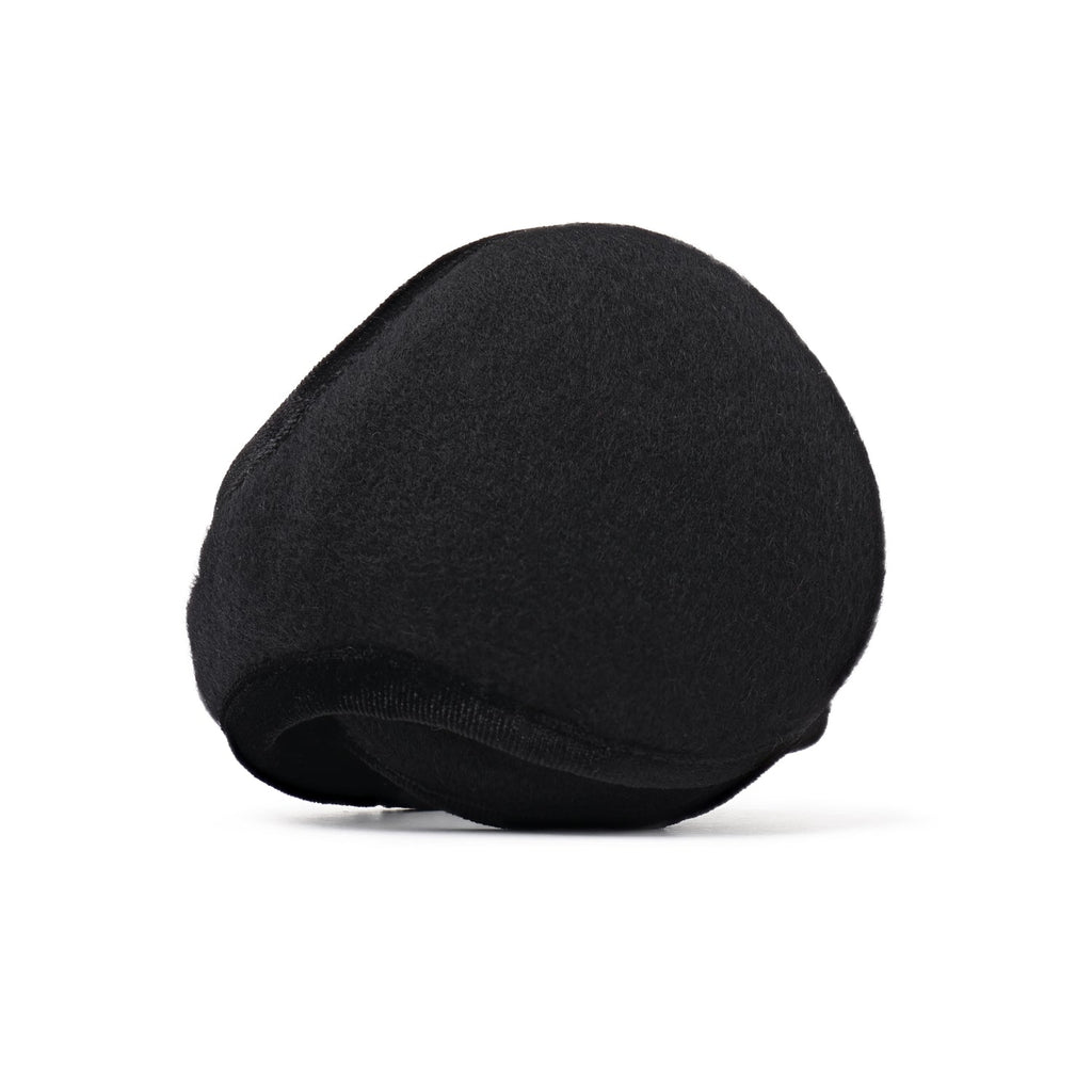 Worsted Wool Ear Warmer Women Black