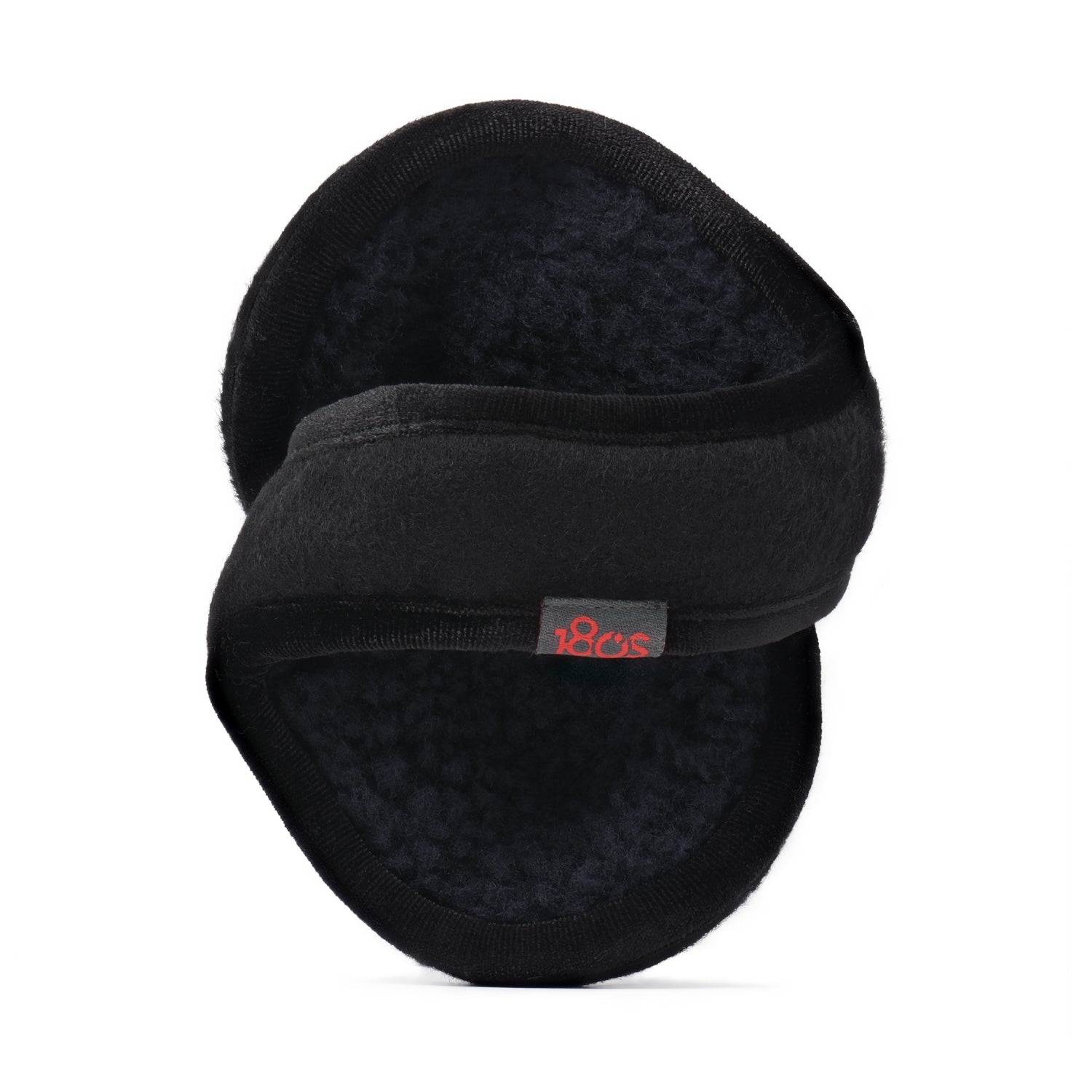 Worsted Wool Ear Warmer Women Black