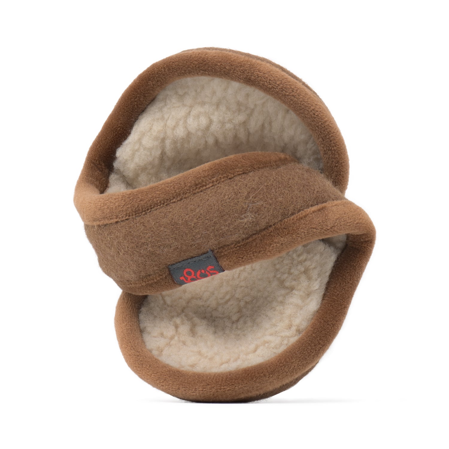 Worsted Wool Ear Warmer Women Camel