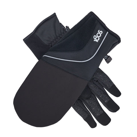 Convertible Running Gloves Black