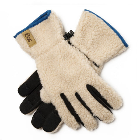 Sherpa Gloves Women Oatmeal