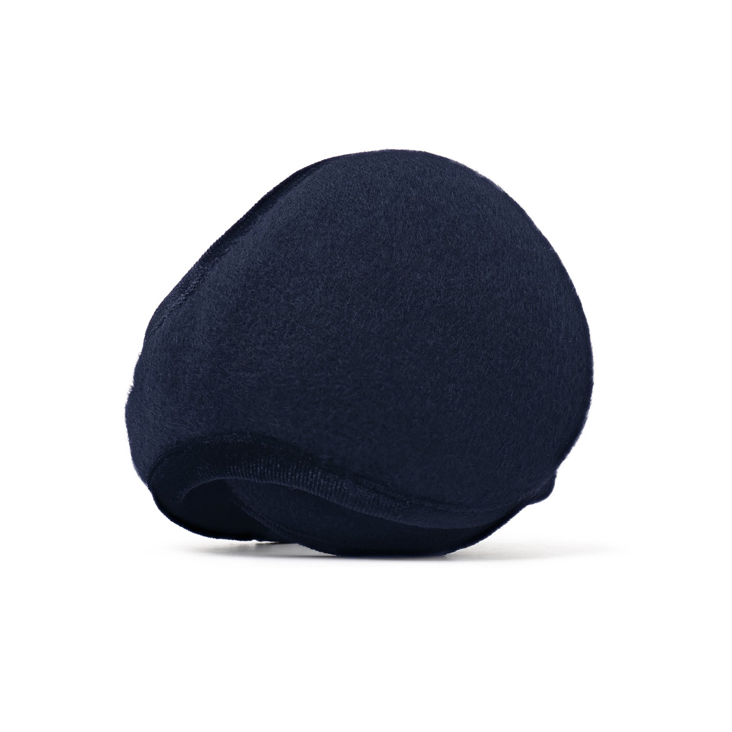 Wool Ear Warmer Men Navy Blue