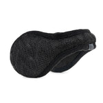 Jacquard Knit Ear Warmer Women Black