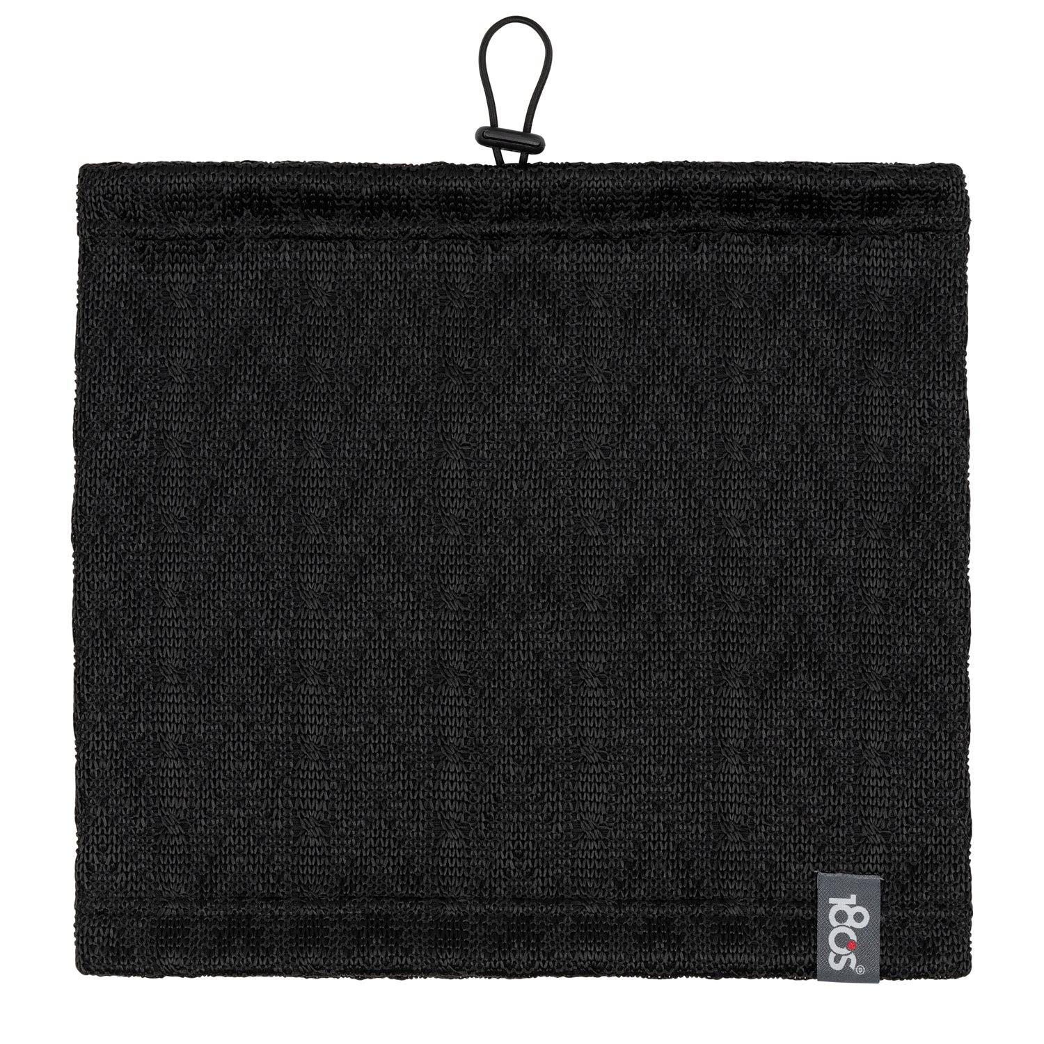 Jacquard Knit Multifunctional Neck Warmer Women Black