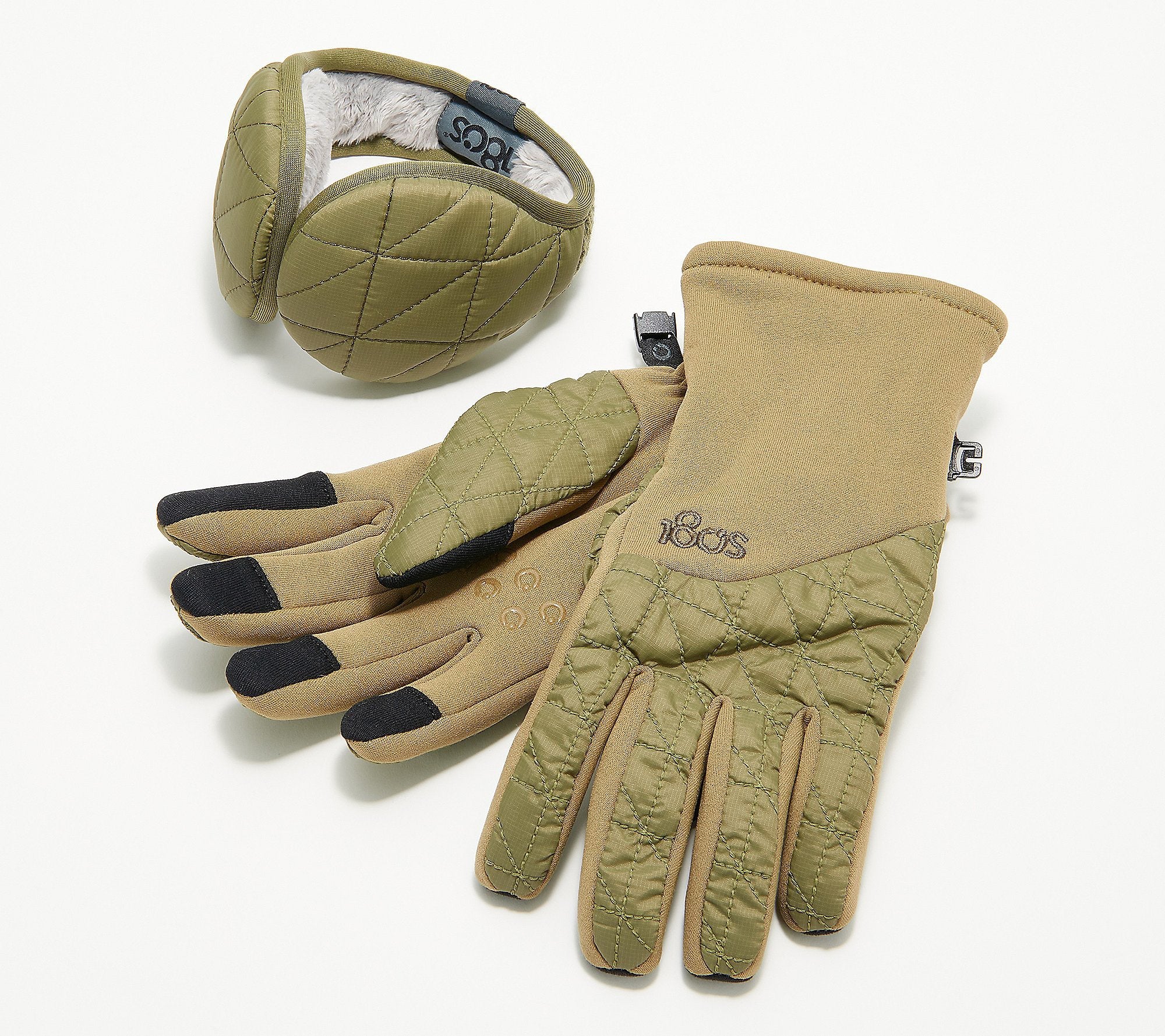 Shetland Gift Set Women Army Green