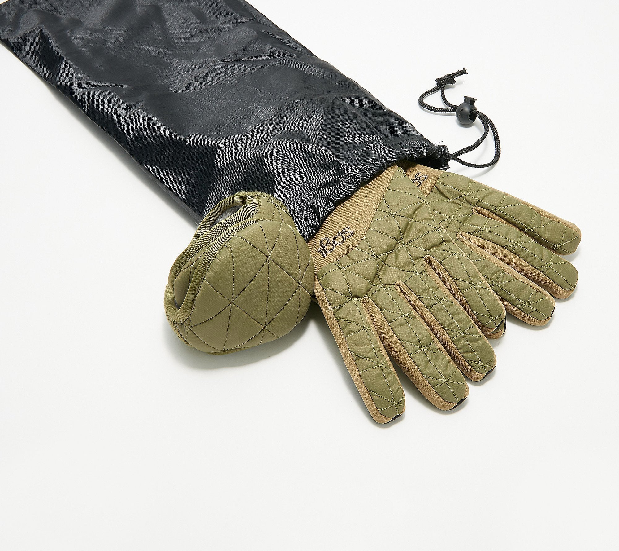 Shetland Gift Set Women Army Green