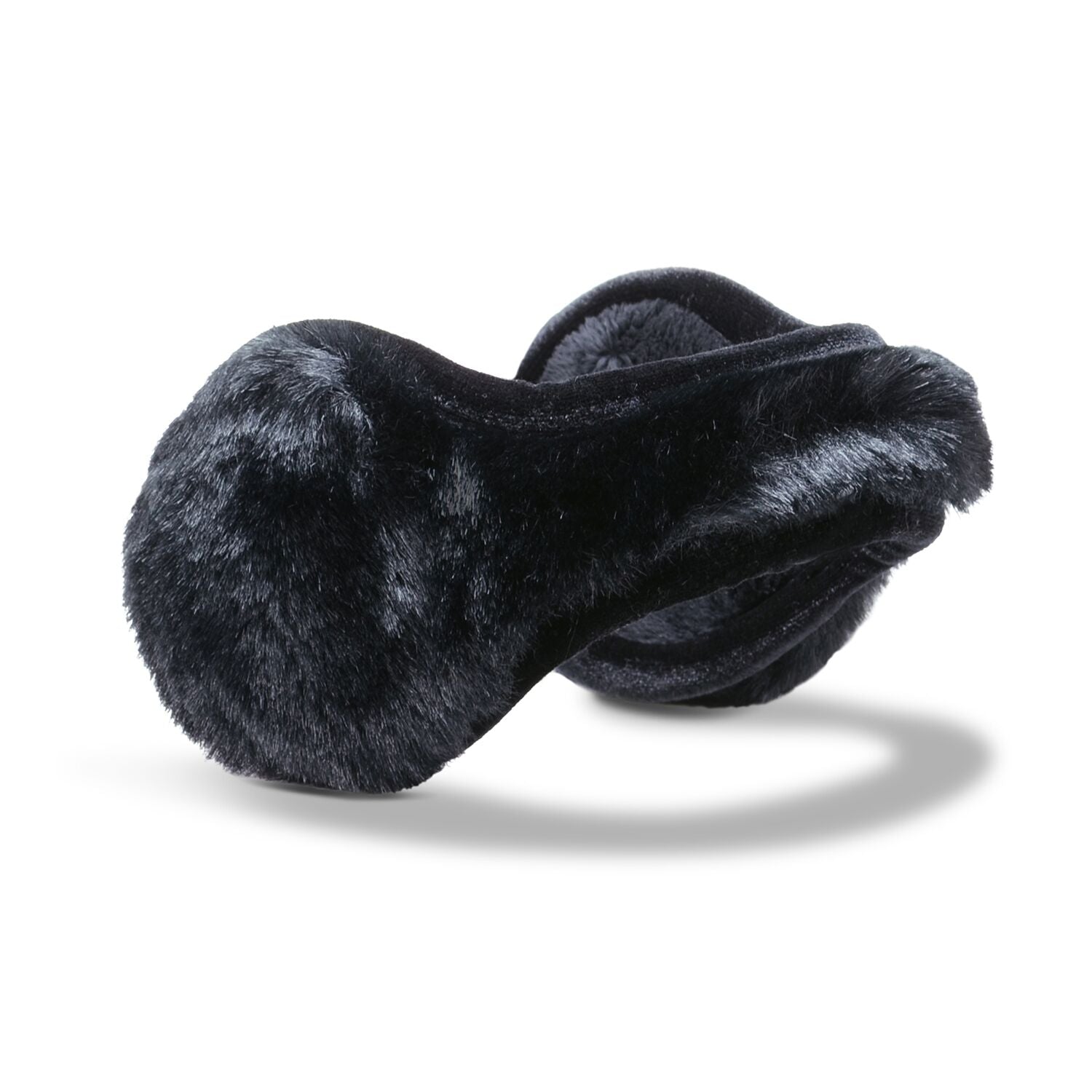 Vail Faux Fur Ear Warmer Women Black